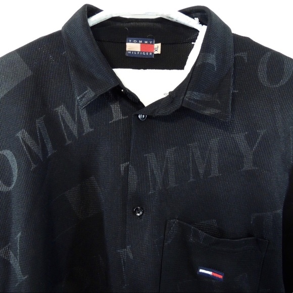 Tommy Hilfiger Other - Tommy Hilfiger Men’s Casual Shirt Black Size XL